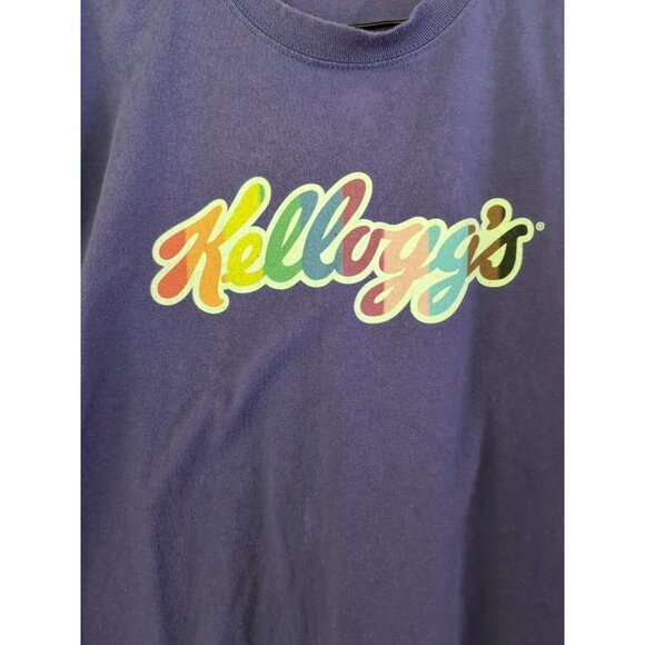 Purple - Kelloggs - Rainbow - T-Shirt Size: Medium - Picture 2 of 3